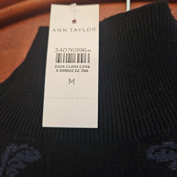 NWT Ann Taylor Floral Sweater - Picture 5 of 11